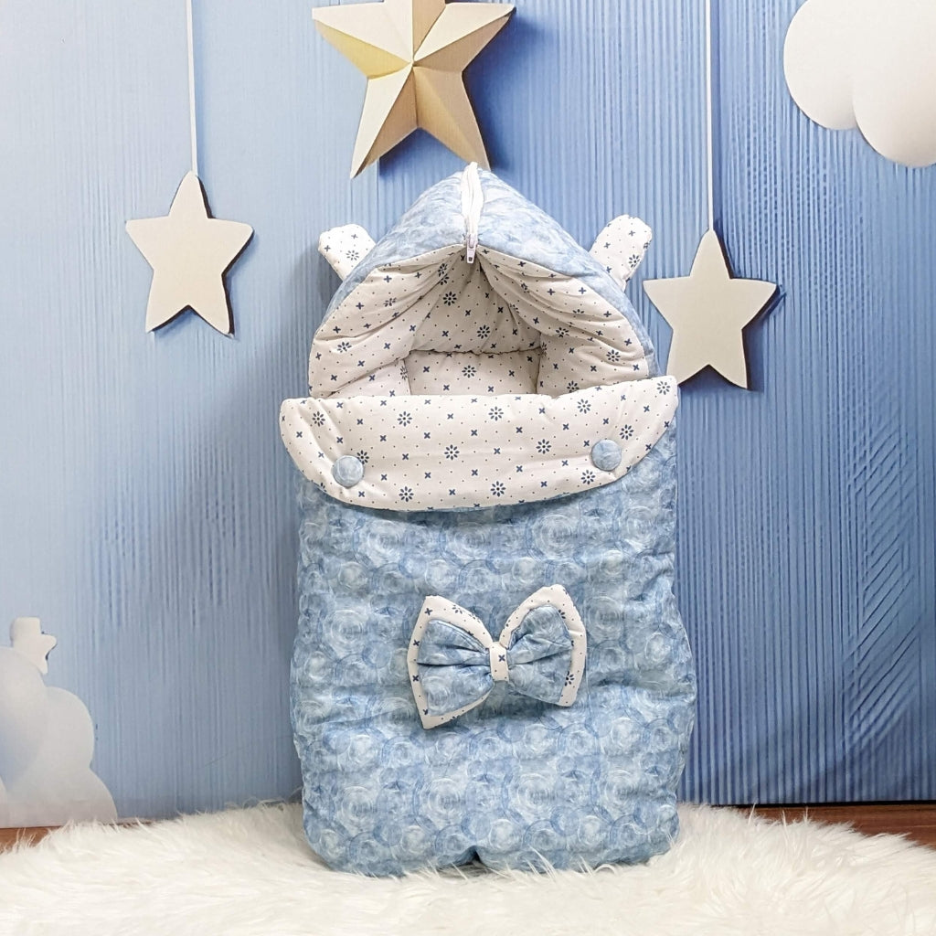 Ocean Blue Baby Bedding Set - 8 Pieces (Large)