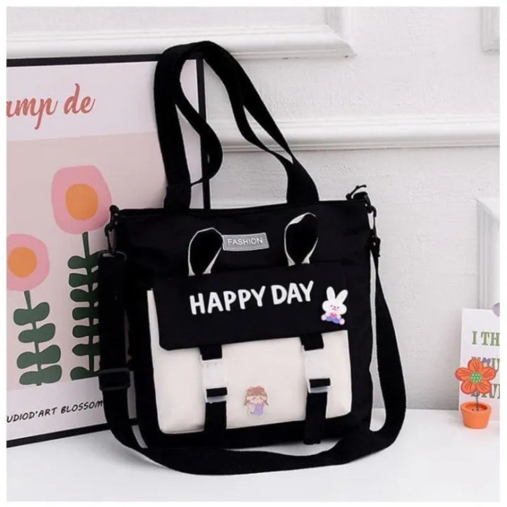 Happy Day Multi-Purpose Baby Diaper & Mom Shoulder Bag