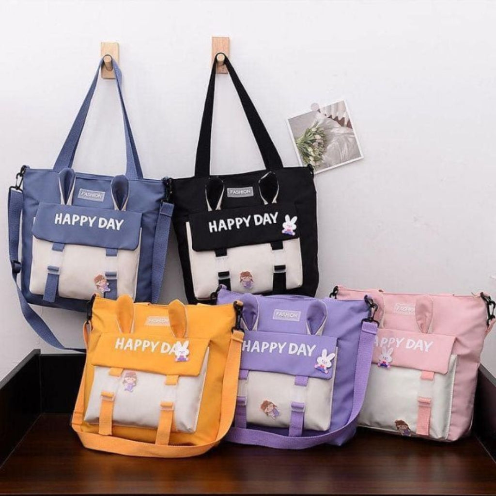 Happy Day Multi-Purpose Baby Diaper & Mom Shoulder Bag