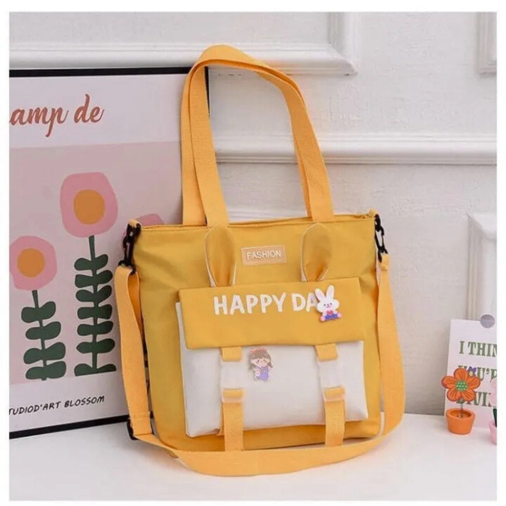 Happy Day Multi-Purpose Baby Diaper & Mom Shoulder Bag