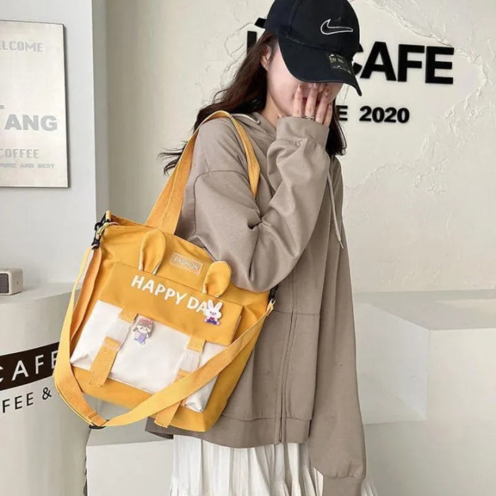 Happy Day Multi-Purpose Baby Diaper & Mom Shoulder Bag