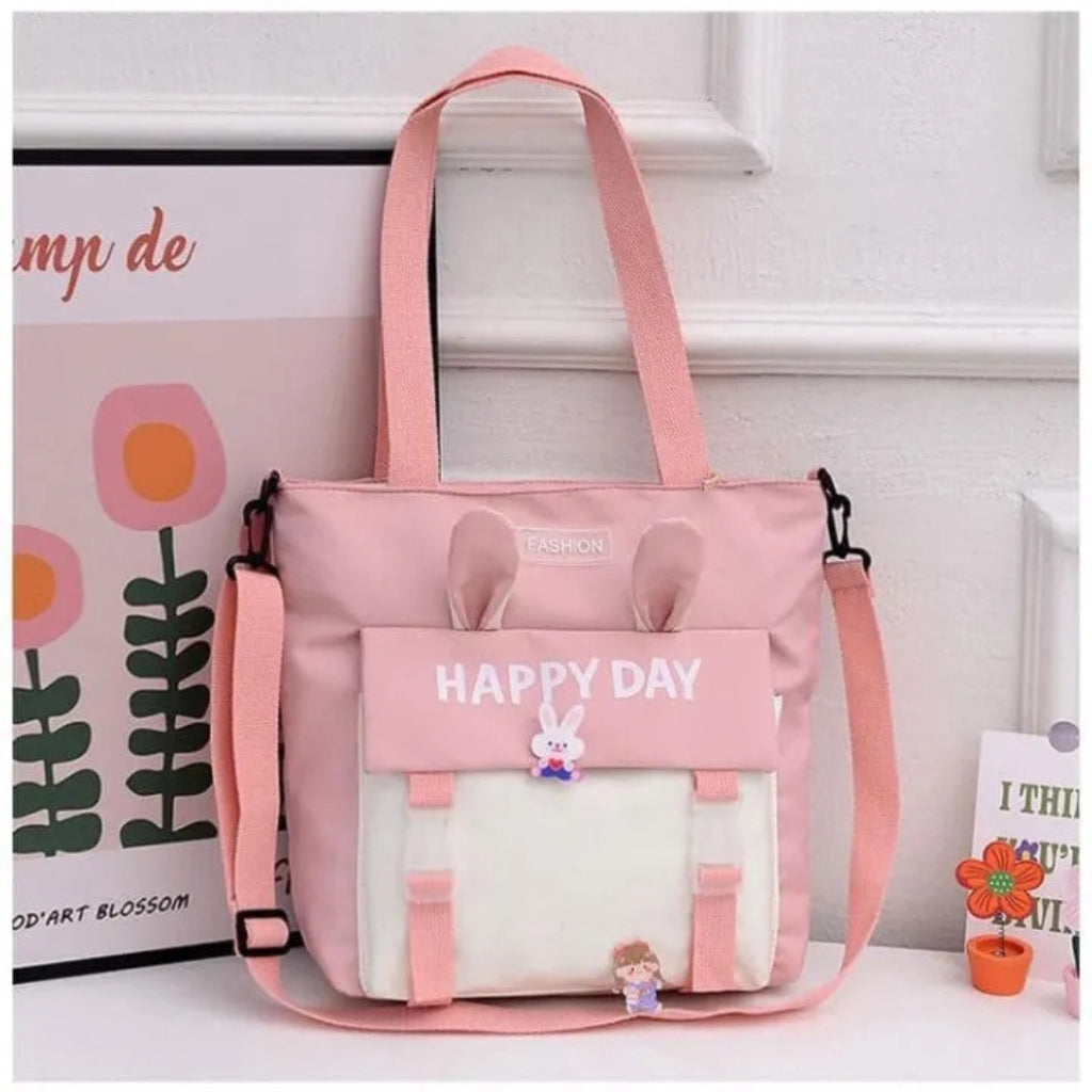Happy Day Multi-Purpose Baby Diaper & Mom Shoulder Bag