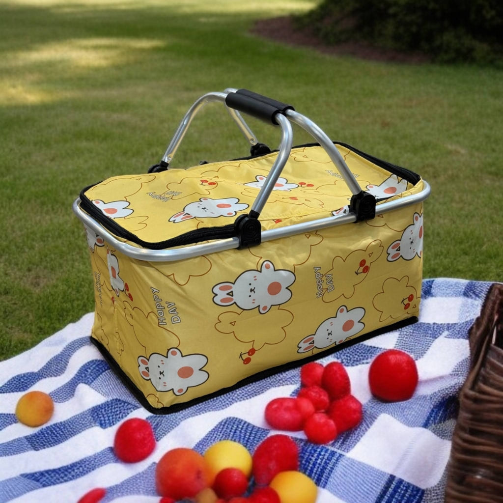 Premium Insulated Storage Basket - Happy Day