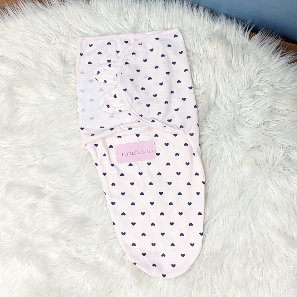 "Heart" Theme Baby Swaddle