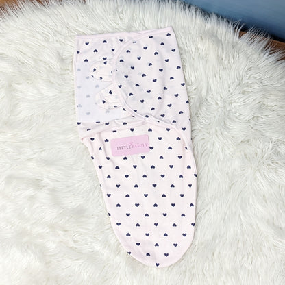 "Heart" Theme Baby Swaddle