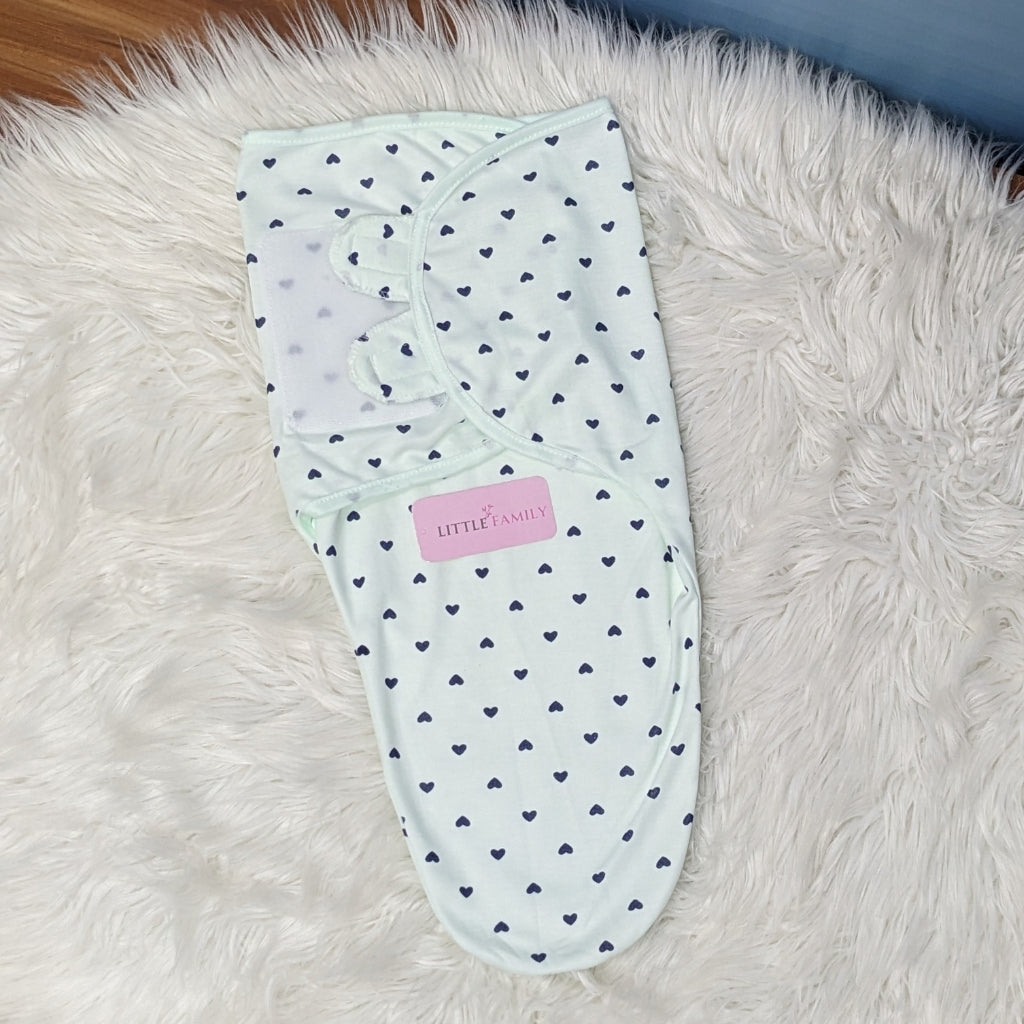 "Heart" Theme Baby Swaddle