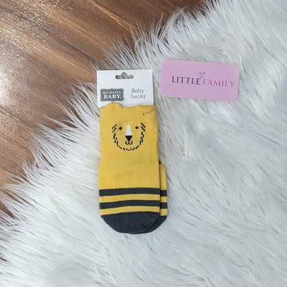 Premium Soft Cotton Baby Socks – Cute Animal Design