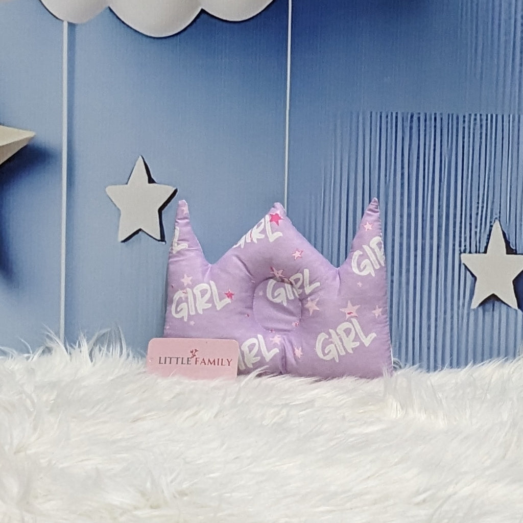 "It's a Girl" Newborn Baby Carry Nest - Soft Poly Cotton | Lavendar