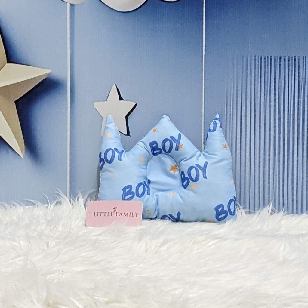 "It's a Boy" Newborn Baby Carry Nest - Soft Poly Cotton | Sky Blue