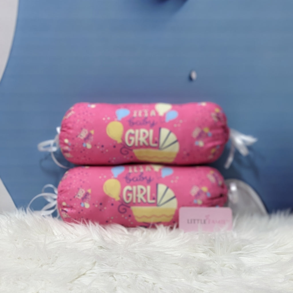 "It's a Baby Girl" Baby 8 PC'S Bedding Set - (Pink) | Large