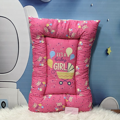 "It's a Baby Girl" Baby 8 PC'S Bedding Set - (Pink) | Large