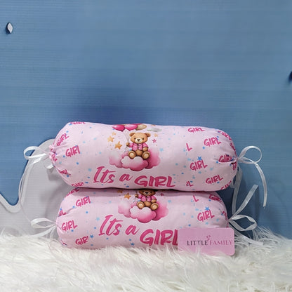 "It's a Girl" Baby 8 PC'S Bedding Set - (Pink) | Large