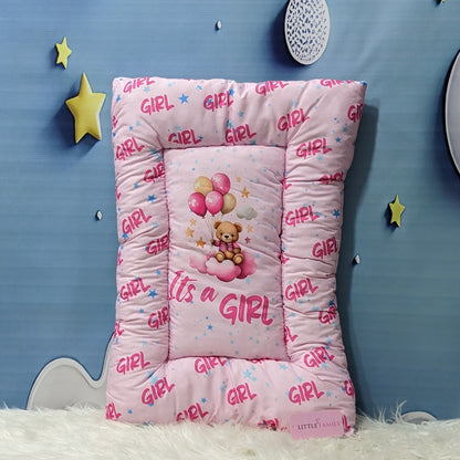 "It's a Girl" Baby 8 PC'S Bedding Set - (Pink) | Large