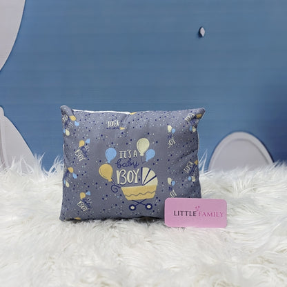 "It's a Baby Boy" Baby 8 PC'S Bedding Set - (Charcoal Grey) | Large