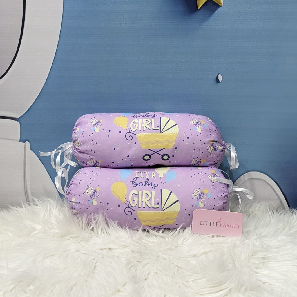 "It's a Baby Girl" Baby 8 PC'S Bedding Set - (Purple) | Large