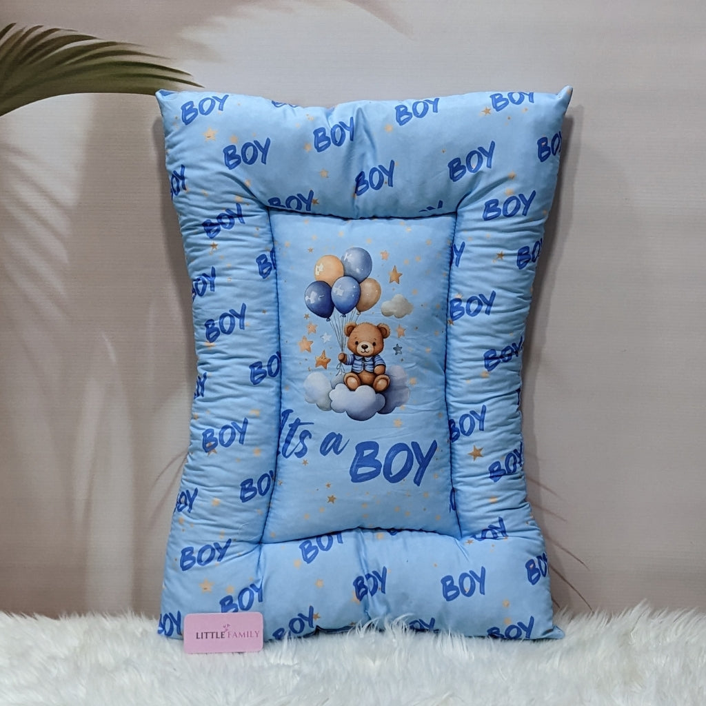 "It's a Boy" Baby 8 PC'S Bedding Set - (Sky Blue) | Large