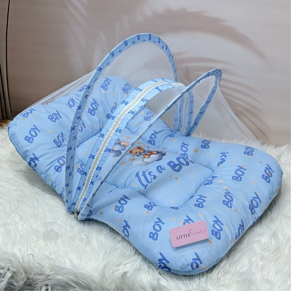 "It's a Boy" Baby 8 PC'S Bedding Set - (Sky Blue) | Large