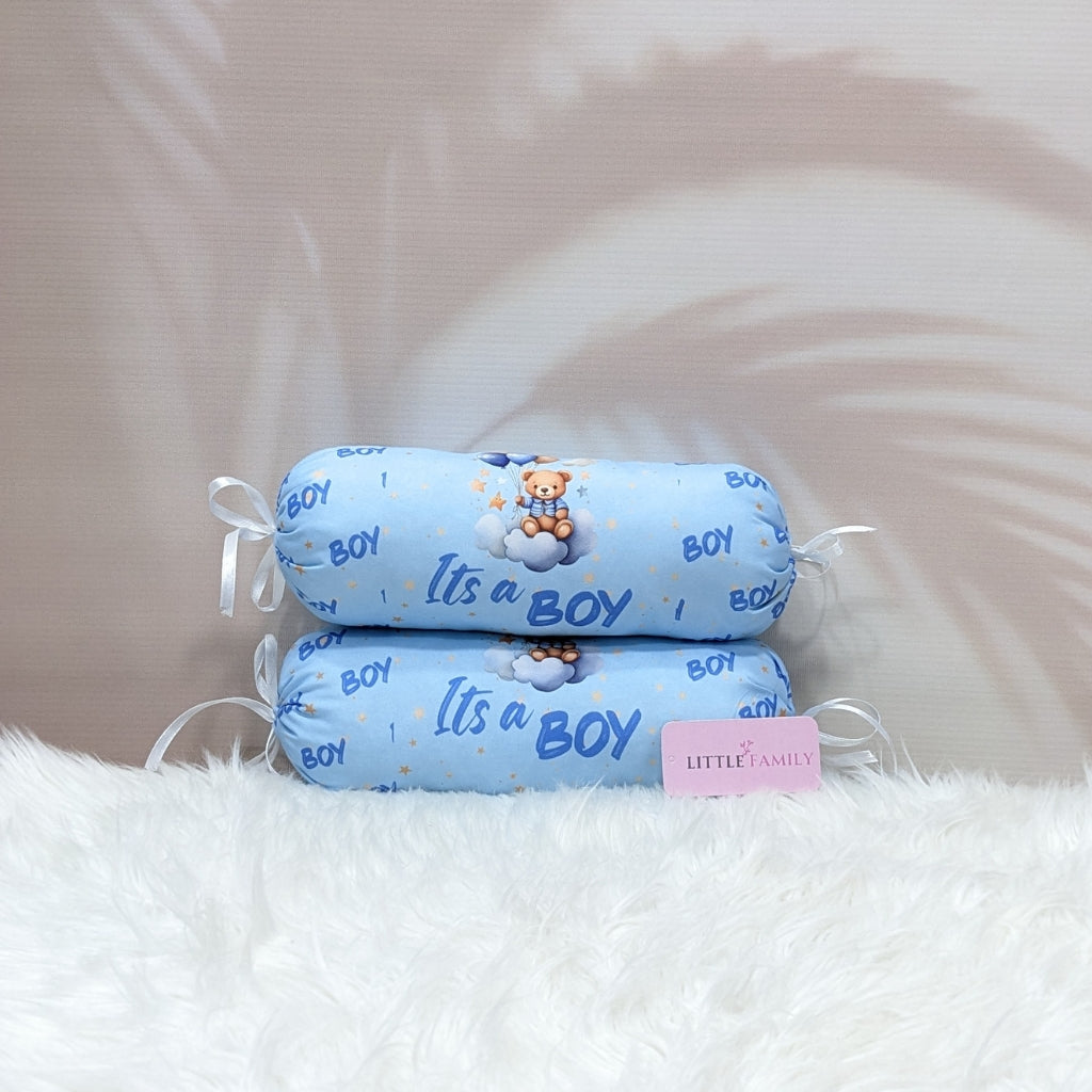 "It's a Boy" Baby 8 PC'S Bedding Set - (Sky Blue) | Large