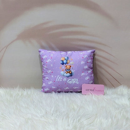 "It's a Girl" Baby 7 PC'S Bedding Set - (Purple) | Large