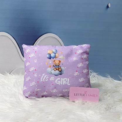 "It's a Girl" Baby 8 PC'S Bedding Set - (Purple) | Large
