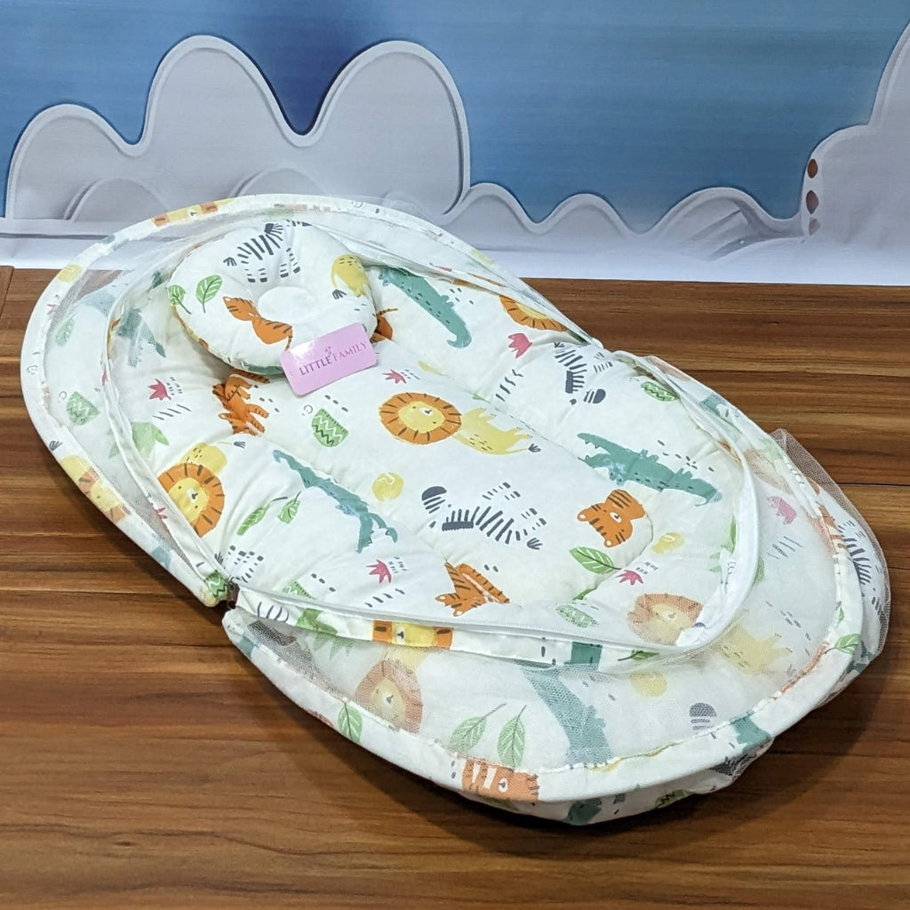 Jungle Theme Summer Mosquito Net with Pillow