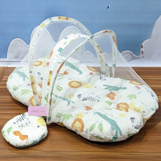Jungle Theme Summer Mosquito Net with Pillow