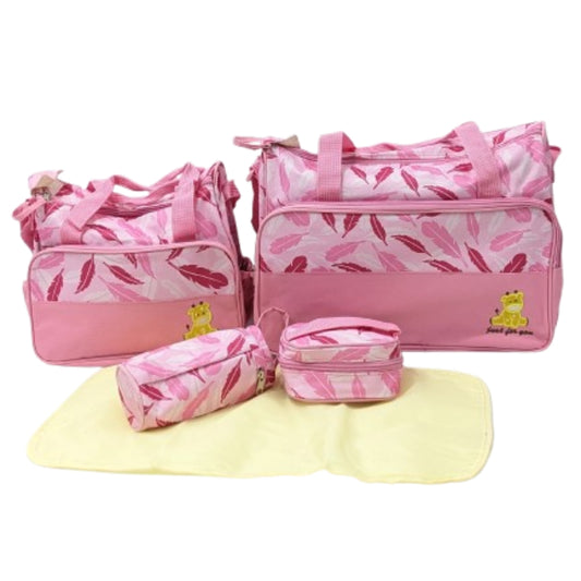 All-in-One Diaper Bag Set – Stylish, Spacious & Perfect for On-the-Go Parents