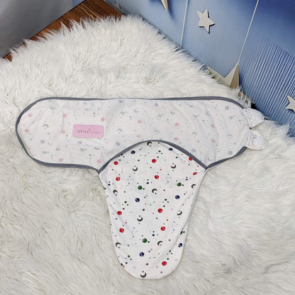 "Little Galaxy" Theme Baby Swaddle – Grey