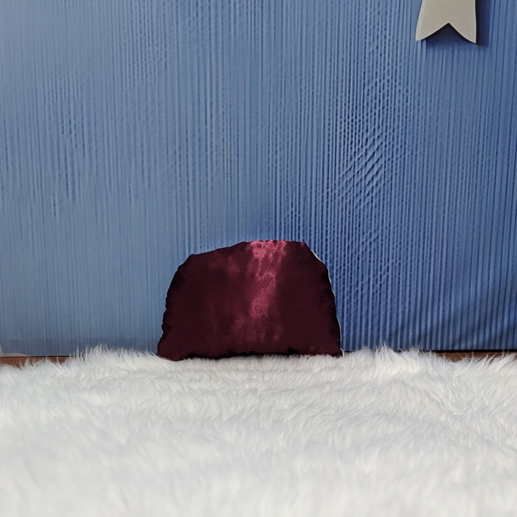 Premium Silk Baby Bedding Set - 8 Pieces (Maroon)