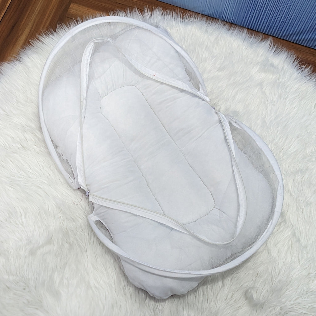 Premium Silk Baby Bedding Set - 8 Pieces (Maroon)