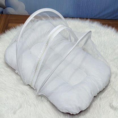 Premium Silk Baby Bedding Set - 8 Pieces (Maroon)