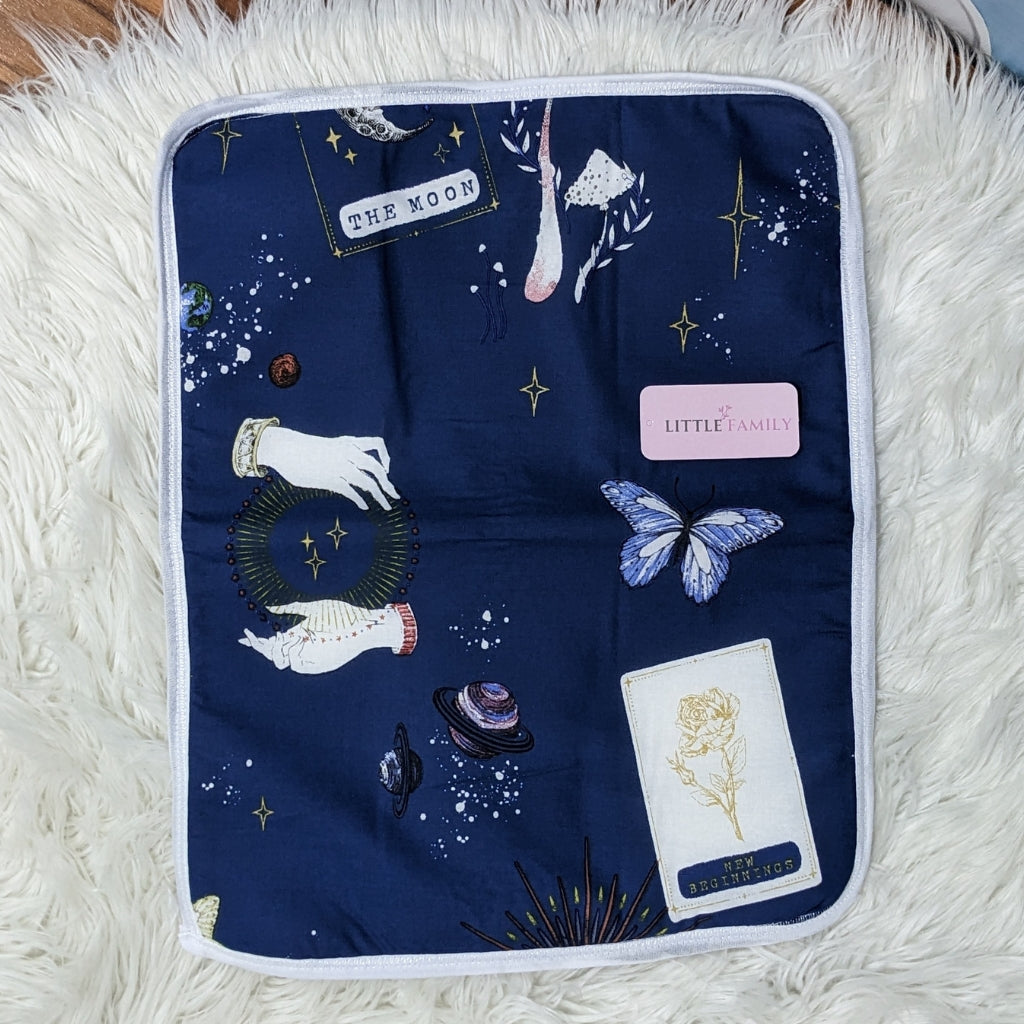 Medium Baby Diaper Changing Sheet – Navy Blue