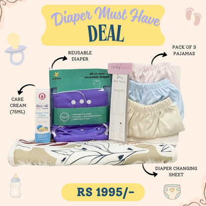 Baby "Must Have Diaper" Deal | 4-Piece Newborn Diaper Care Essentials