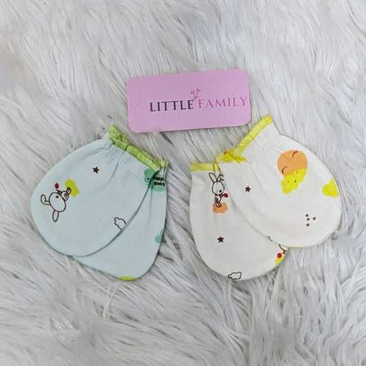 Newborn Baby Mittens – Gentle Scratch Protection | Pack of 2