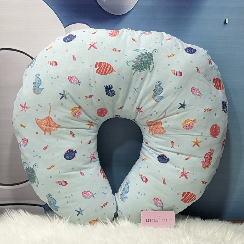 Sea Animal Theme Baby Feeding Pillow – Ergonomic Support for Breastfeeding Moms