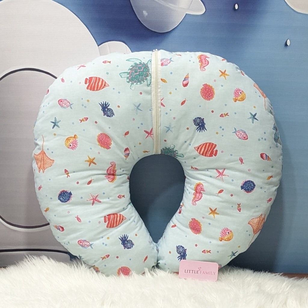 Sea Animal Theme Baby Feeding Pillow – Ergonomic Support for Breastfeeding Moms