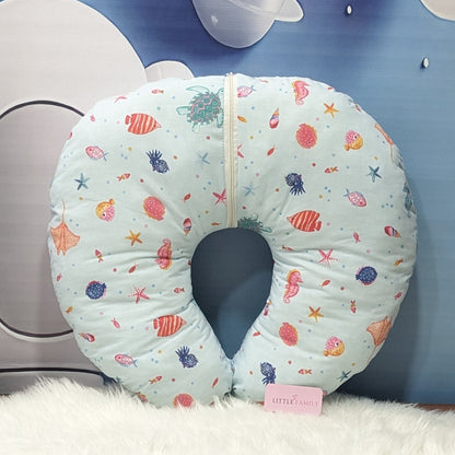 Sea Animal Theme Baby Feeding Pillow – Ergonomic Support for Breastfeeding Moms