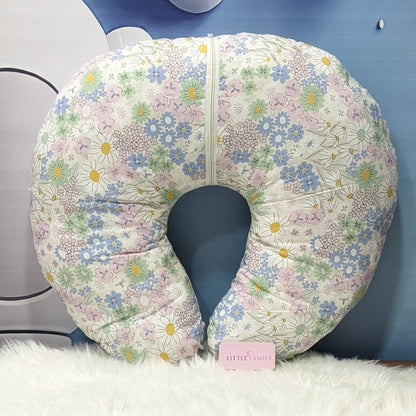Garden Theme Baby Feeding Pillow – Ergonomic Support for Breastfeeding Moms