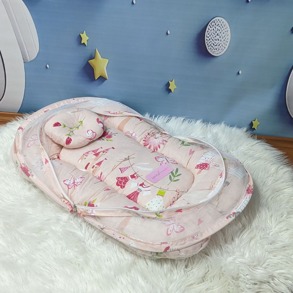 Fairytale Garden Theme Summer Mosquito Net with Pillow