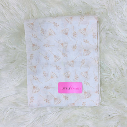 Premium Muslin Swaddle & Receiving Blanket Set