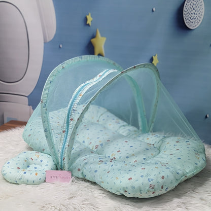Premium Mosquito Net with Pillow - Green