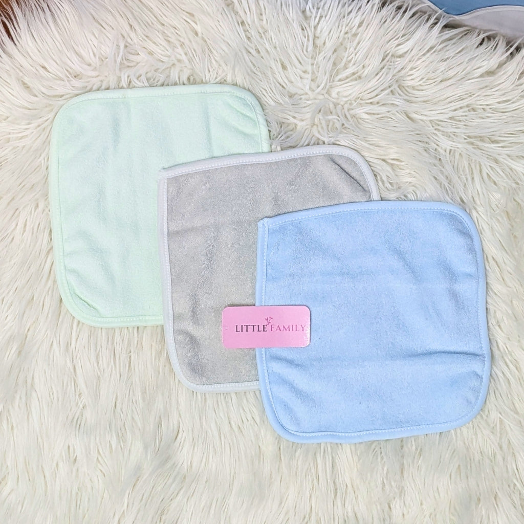 Premium Soft Cotton Baby Face Towels - Plain