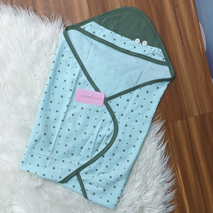 Starry Theme 10-Piece Newborn Baby Starter Set - Green