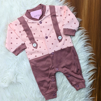 Starry Theme 10-Piece Newborn Baby Starter Set - Pink
