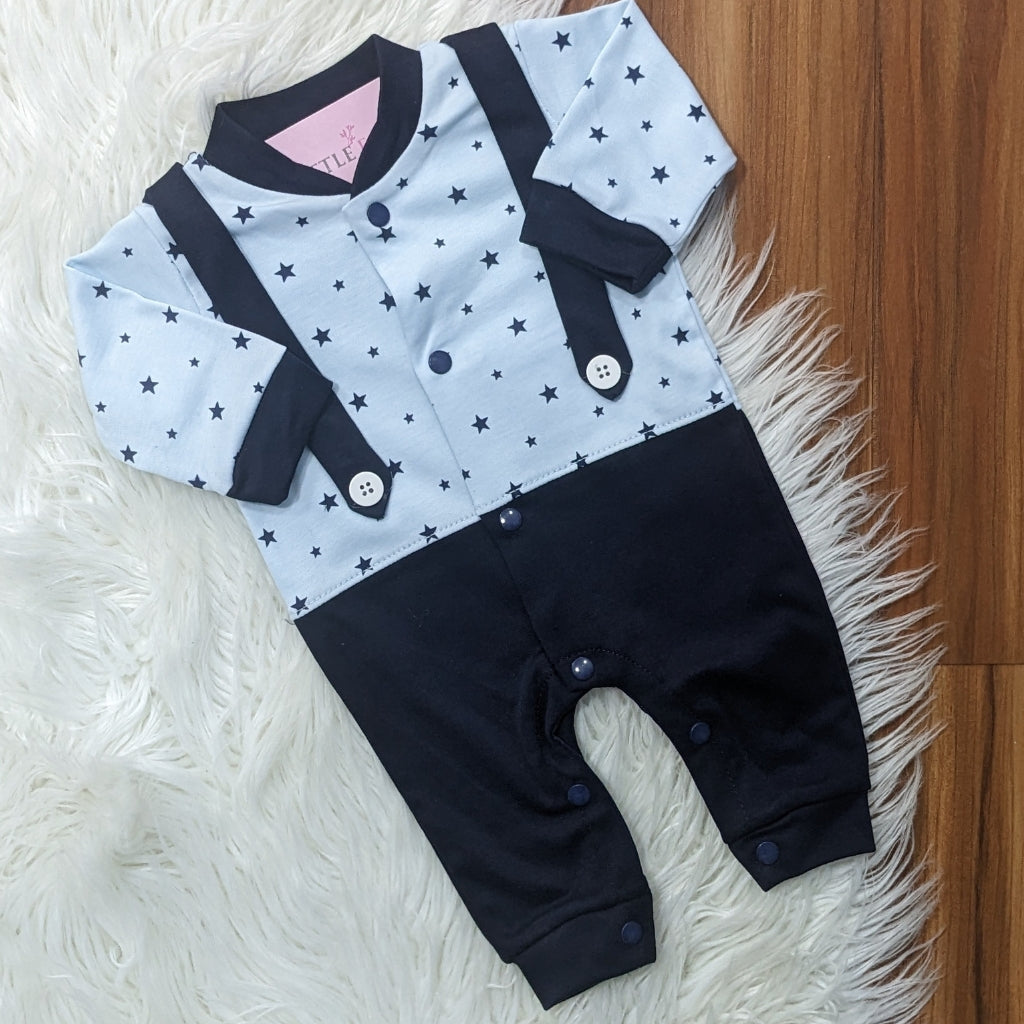 Starry Theme 10-Piece Newborn Baby Starter Set - Blue