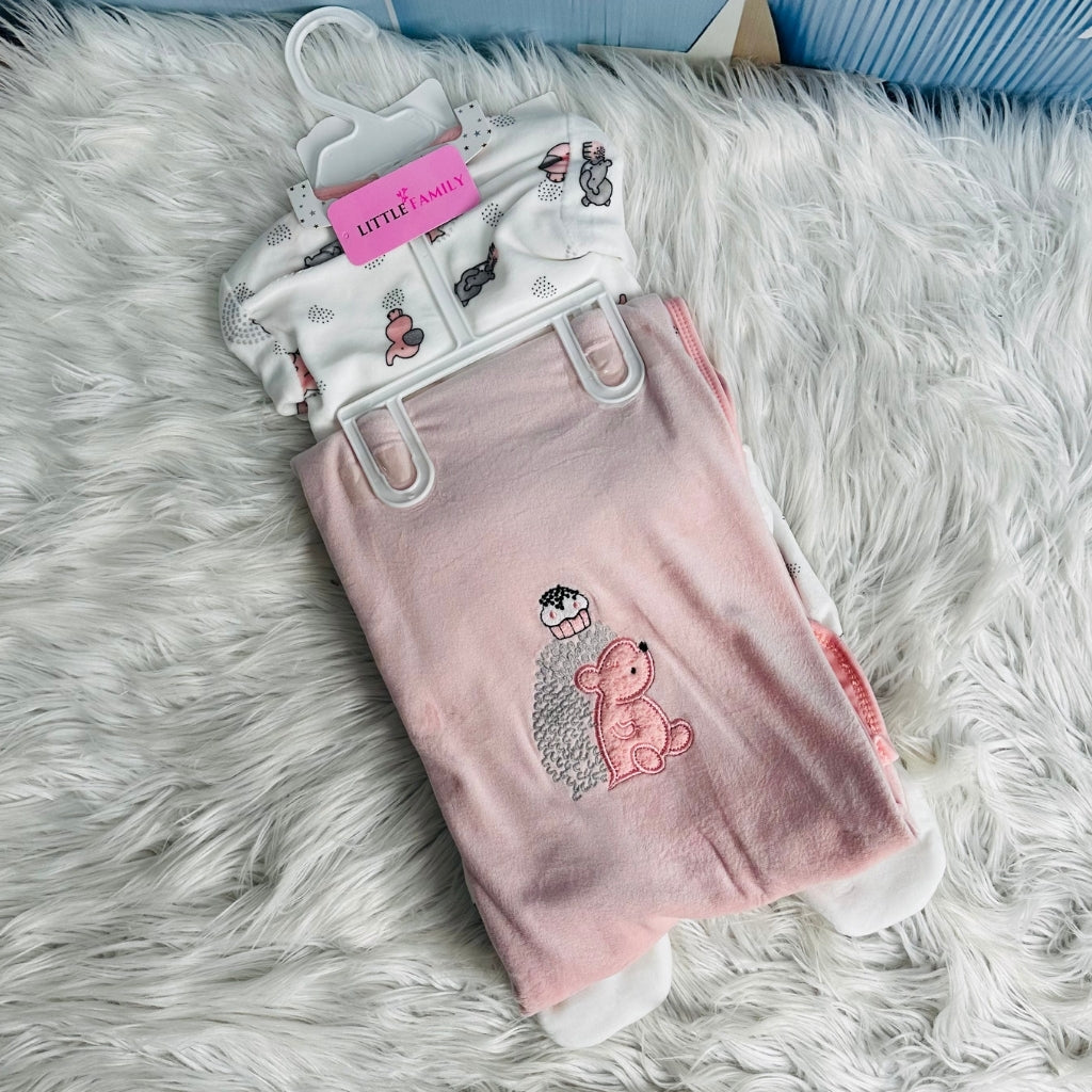 Newborn 10-Piece Winter Starter Set – Pink