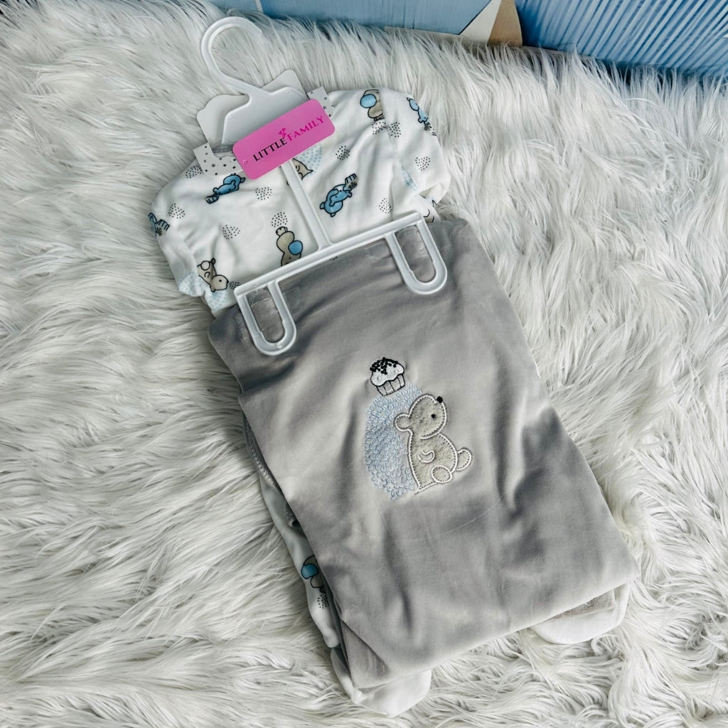 Newborn 10-Piece Winter Starter Set – Grey