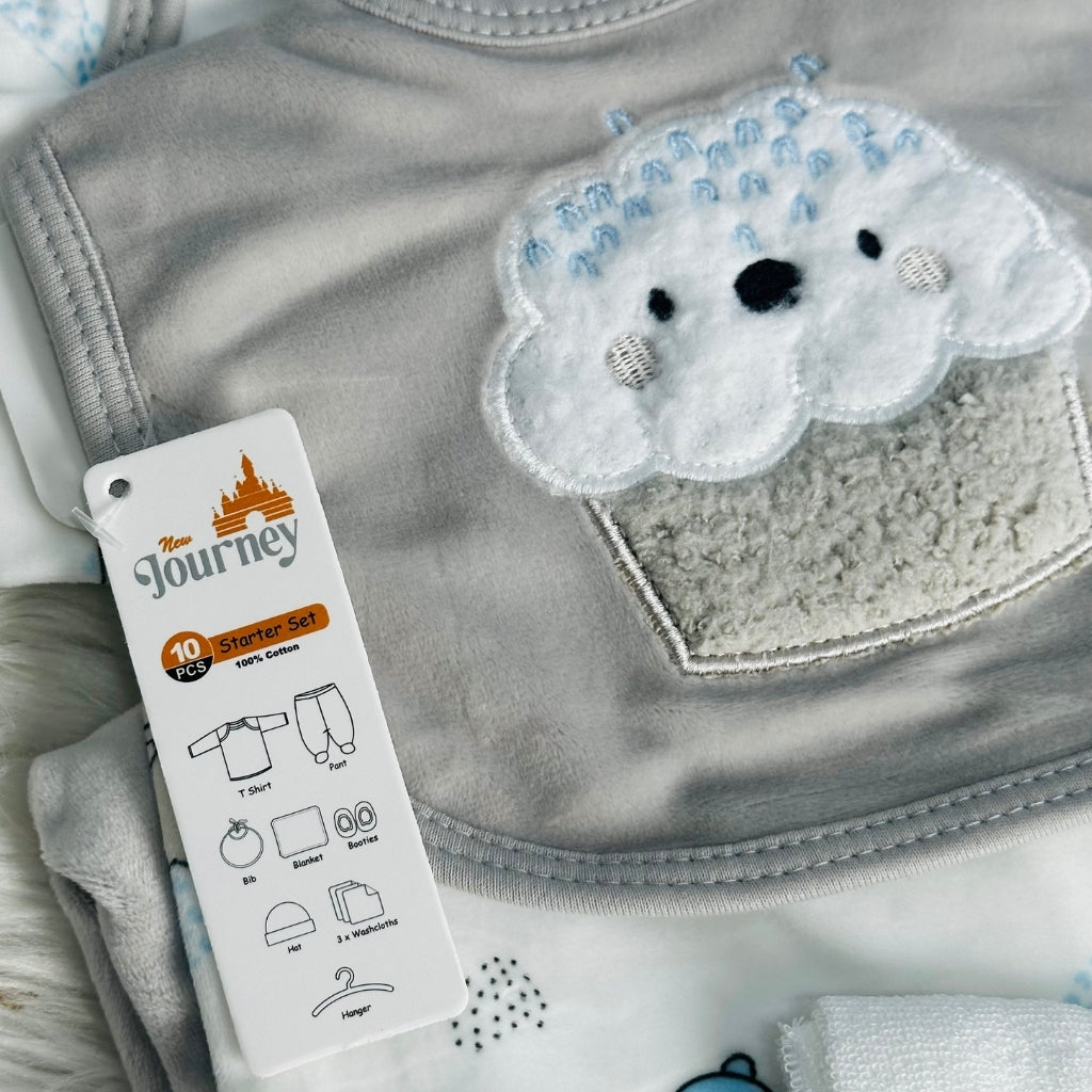 Newborn 10-Piece Winter Starter Set – Grey