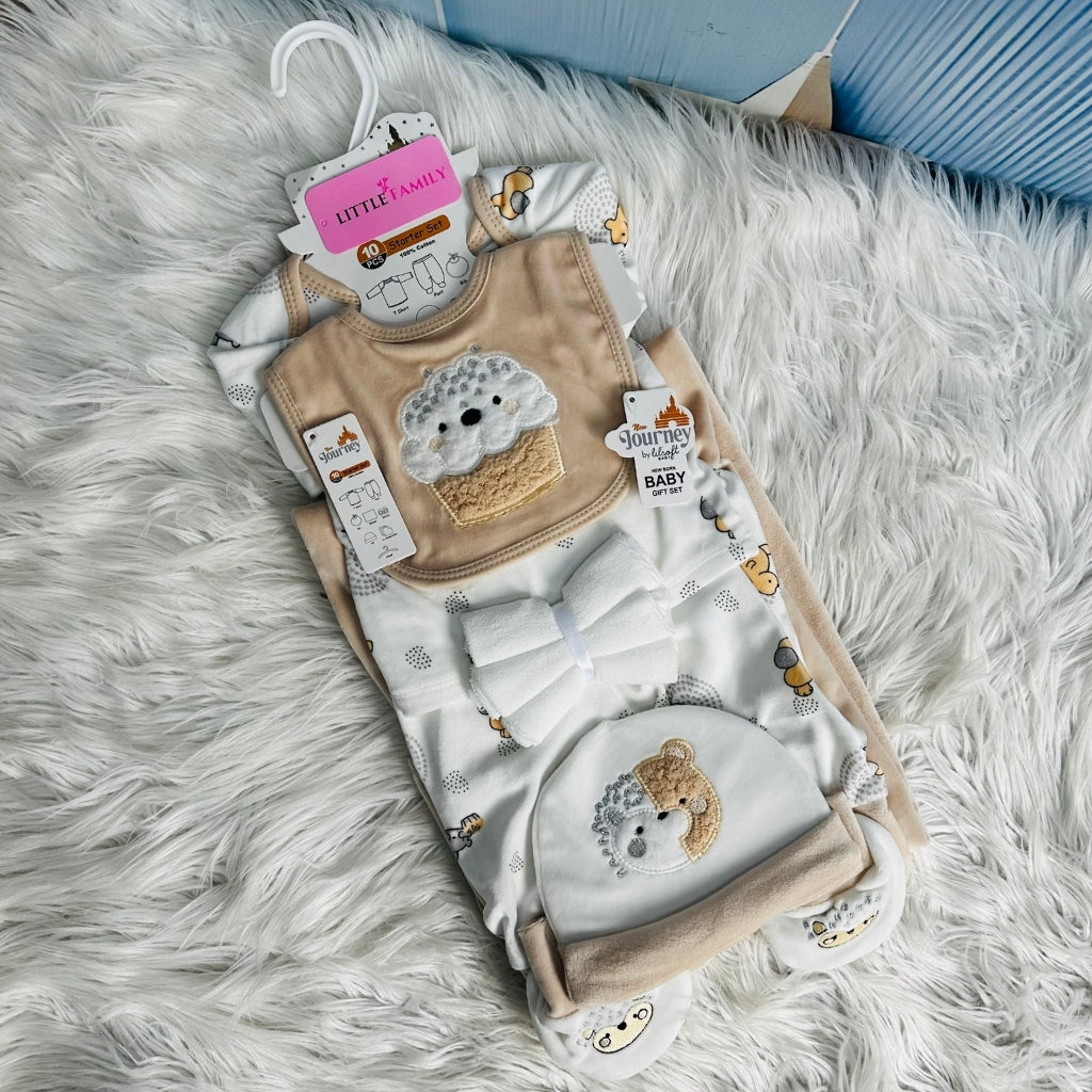 Newborn 10-Piece Winter Starter Set – Beige