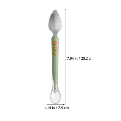 Double-Sided Baby Scraping & Feeding Spoon